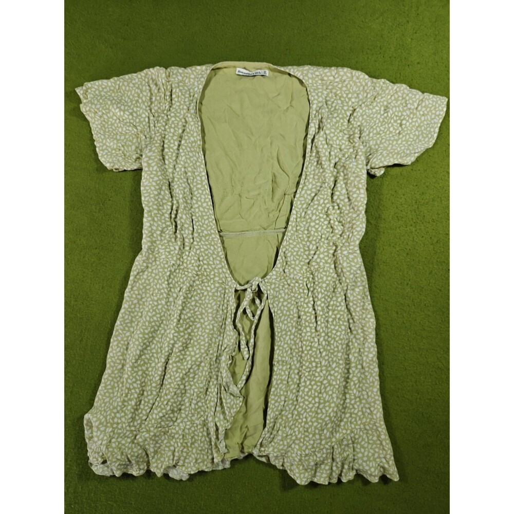 Abercrombie Fitch Green Floral Dress Size XS